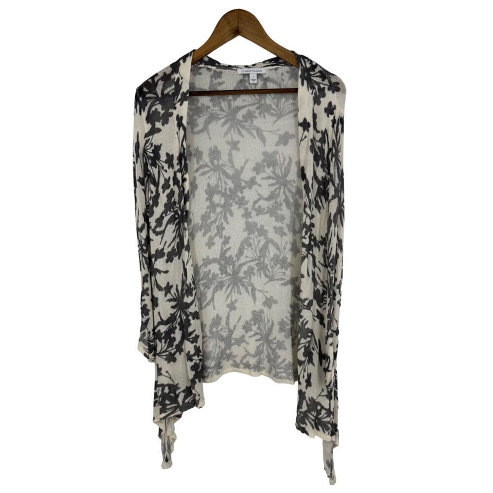 41 Hawthorne Lightweight Open Front Long Sleeve Cardigan Size L